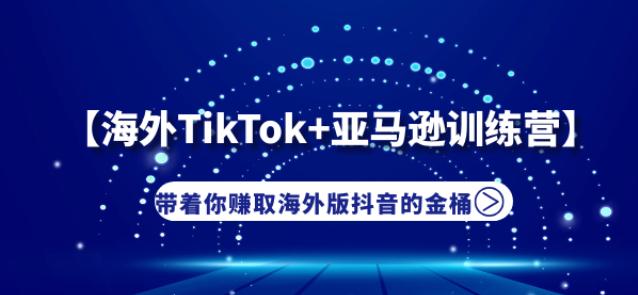 【海外TIKTOK+亞馬遜實(shí)戰(zhàn)訓(xùn)練營(yíng)】帶著你賺取海外版抖音的金桶